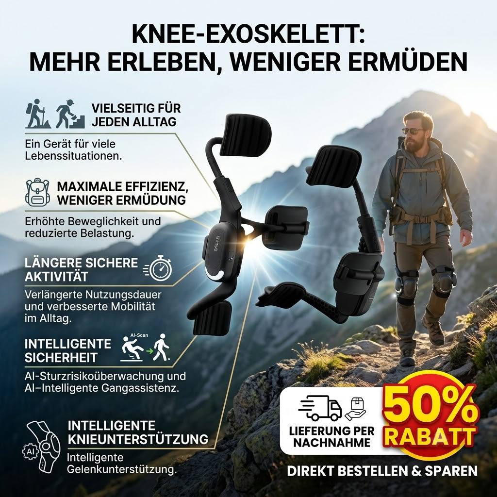 Die nächste Generation intelligenter Exoskelette. Entdecken Sie weitere Wege und genießen Sie ein müheloseres Bewegungserlebnis.